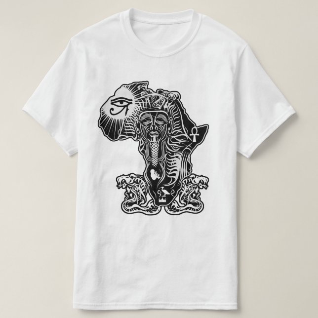 The Nubian Pharaoh  T-Shirt (Design Front)