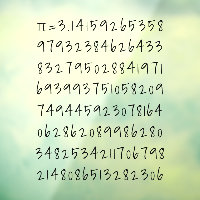 The number "π=3.14" Math & Science Lover's Decal