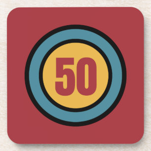 The Number 50 retro Coaster