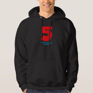 The number of mistletoes on a mistlefoot. hoodie