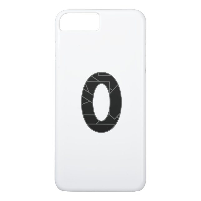 The number zero (0) in black Case-Mate iPhone case (Back)