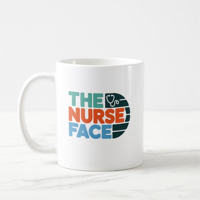 THE NURSE FACE COFFEE MUG (Left)