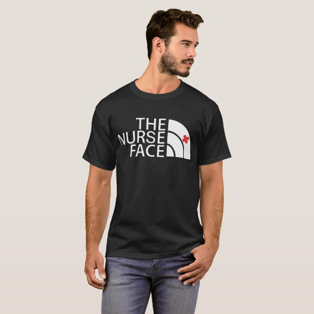 The Nurse Face Gildan Women's Nurse T-Shirts (Front Full)