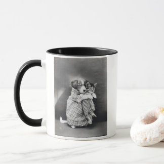 The Nurse Puppy Kitten Harry Whittier Frees 1914 Mug