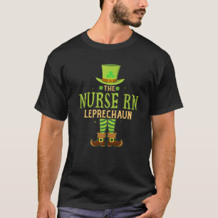 The Nurse RN Leprechaun Funny Matching St Patricks T-Shirt