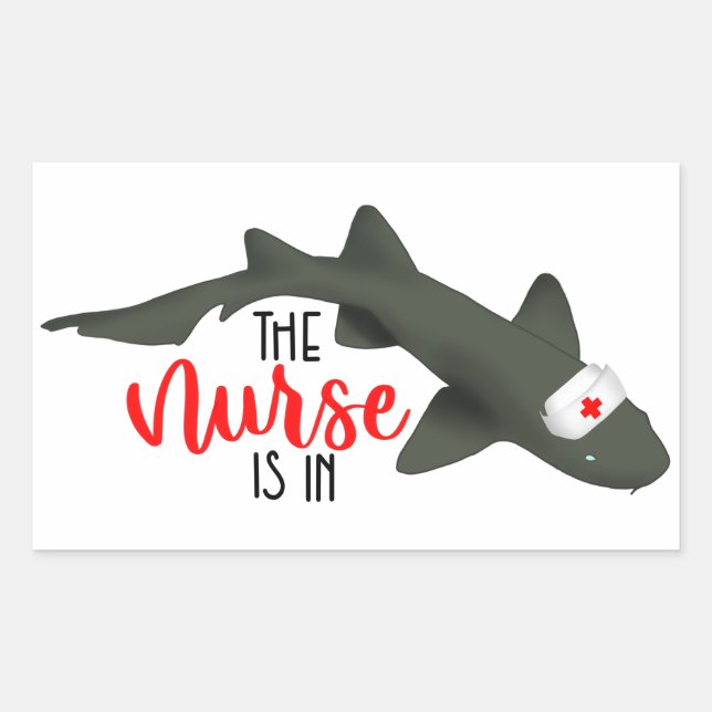 The Nurse Shark Is In Sticker (Front)