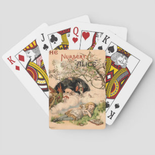 The Nursery Alice 1890 Vintage Wonderland Cover Playing Cards