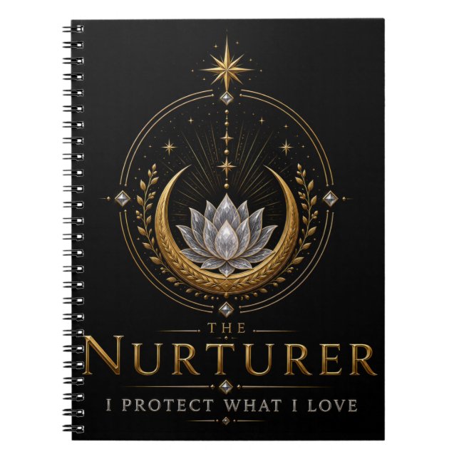 The Nurturer Archetype Self-Discovery Notebook (Front)