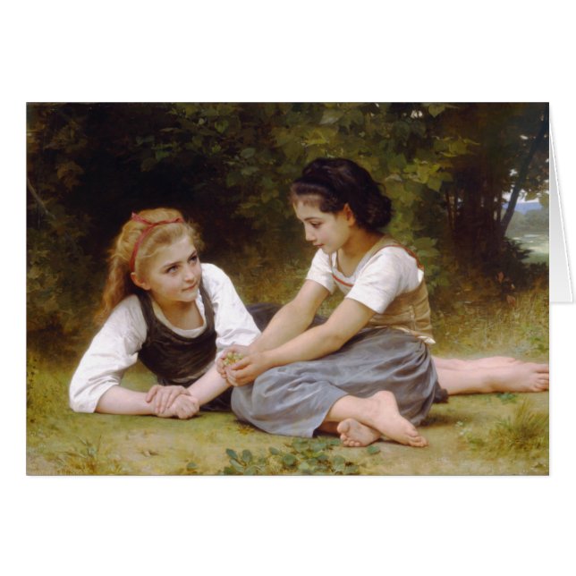 The Nut Gatherers by Bouguereau (Front Horizontal)