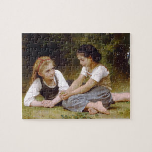 The Nut Gatherers by W.A. Bouguereau Jigsaw Puzzle
