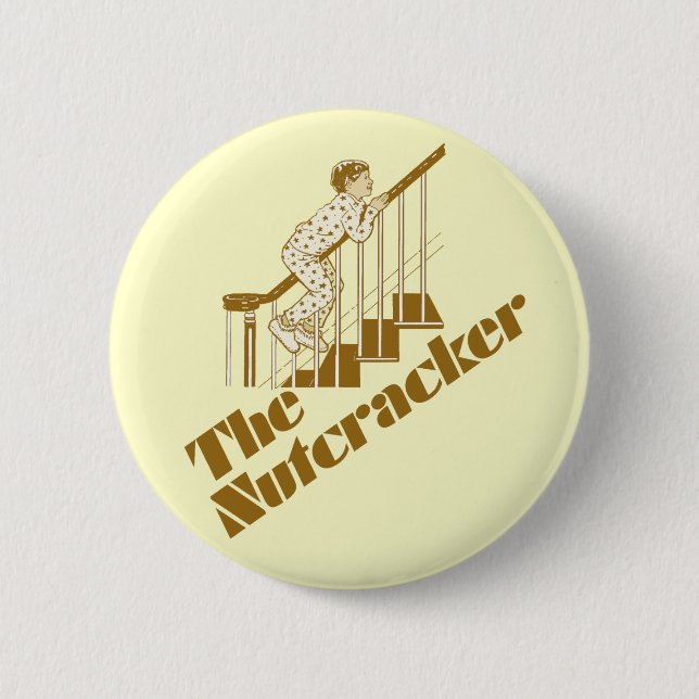 The Nutcracker 2 Inch Round Button (Front)