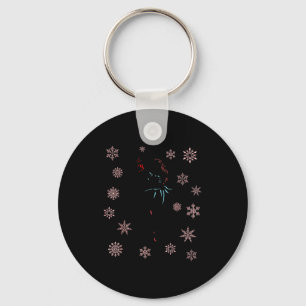 The Nutcracker Ballet And Clara Ballerina Christma Keychain