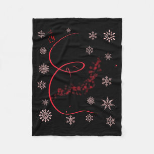 The Nutcracker Ballet And Clara Christmas Holiday  Fleece Blanket