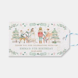The Nutcracker Ballet Christmas Birthday Thank You Gift Tags