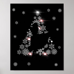 The Nutcracker Ballet Clara Tree Christmas Holiday Poster