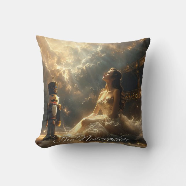 THE NUTCRACKER - BALLET & DANCE THROW PILLOW (Front)