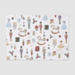 The Nutcracker Christmas Ballet Vintage Watercolor Tissue Paper<br><div class="desc">Festive the Nutcracker themed wrapping paper.</div>