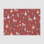 The Nutcracker Christmas Ballet Vintage Watercolor Tissue Paper<br><div class="desc">Festive the Nutcracker themed wrapping paper.</div>