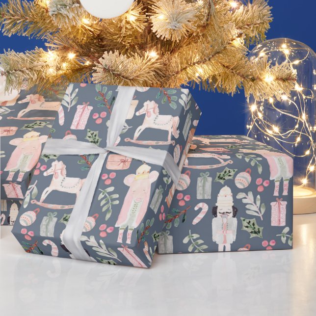 The nutcracker Christmas holiday Wrapping Paper (Holidays)