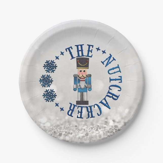 The Nutcracker Christmas PAPER PLATES (Front)