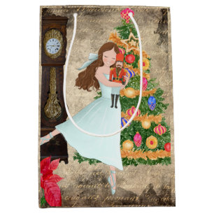 The Nutcracker Clara Act I Christmas Eve Medium Gift Bag