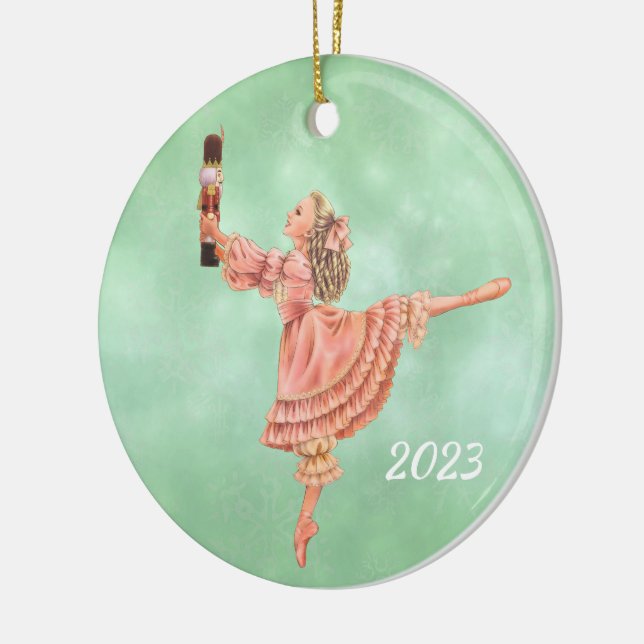 The Nutcracker Clara Ballet Keepsake Ornament (Left)