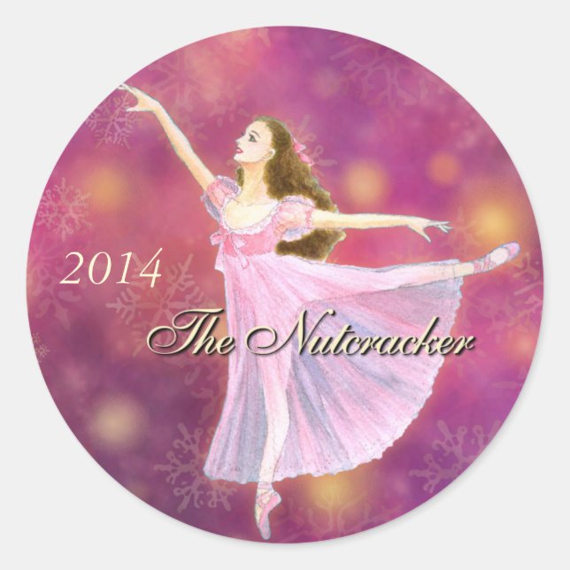 The Nutcracker Commemorative Sticker with Clara (Front)