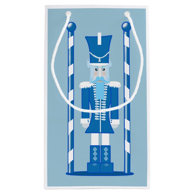 The Nutcracker in Blue Small Gift Bag (Back)