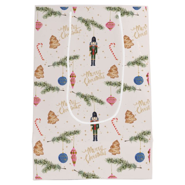 The Nutcracker, pink  Medium Gift Bag (Back)