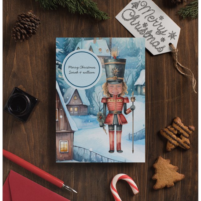 The Nutcracker “replace the face” Christmas  Postcard (Creator Uploaded)