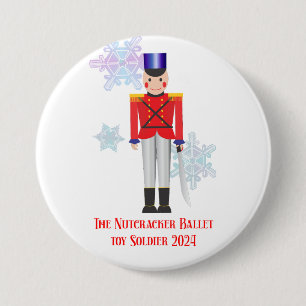 The Nutcracker Toy Soldier 2024 3 Inch Round Button