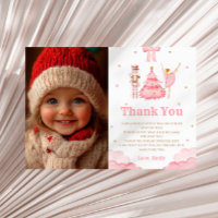 The Nutcracker Winter Photo Thank You Card
