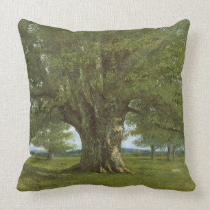 The Oak of Flagey, called Vercingetorix Throw Pillow
