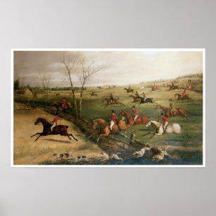 The Oakley Hunt, Henry Thomas Alken Poster