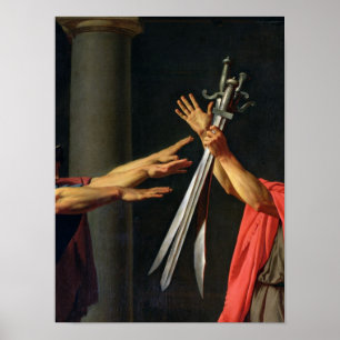 The Oath of Horatii, 1784 Poster
