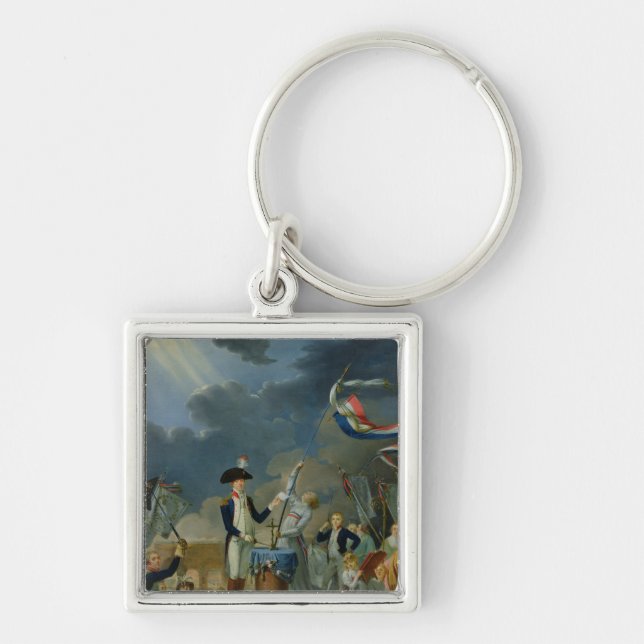 The Oath of Lafayette Keychain (Front)