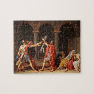 The Oath of the Horatii by Jacques-Louis David Jigsaw Puzzle