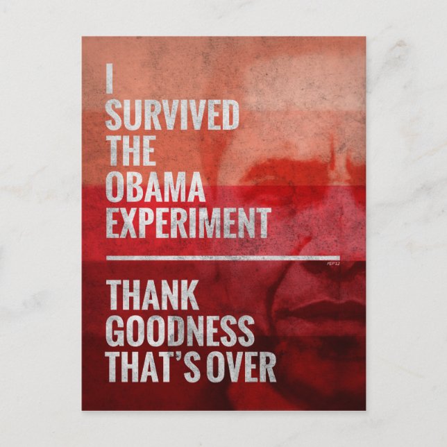 The Obama Experiment Postcard (Front)