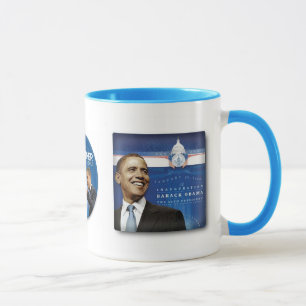 the obamas collage morph mug