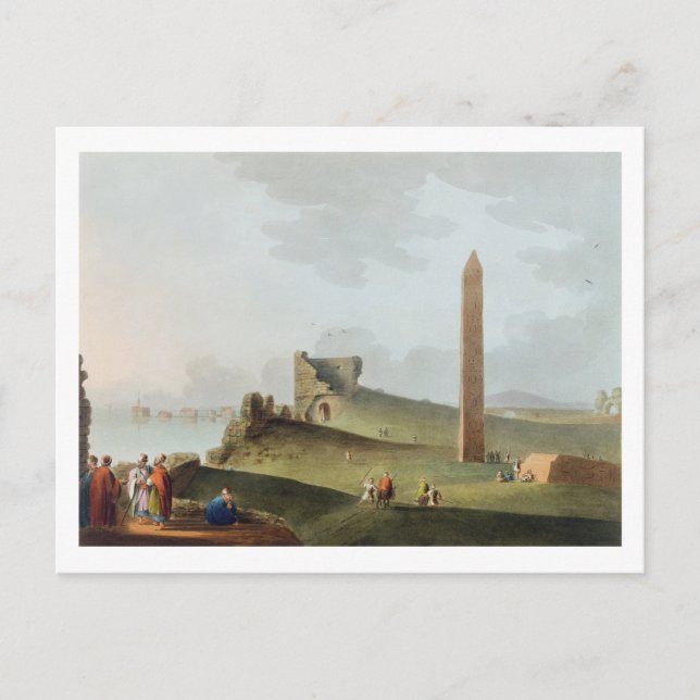The Obelisks at Alexandria, called Cleopatra's Nee Postcard (Front)