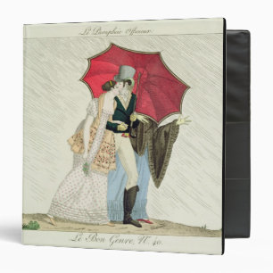 The Obliging Umbrella, plate 40 from 'Le Bon Genre Binder