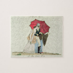 The Obliging Umbrella, plate 40 from 'Le Bon Genre Jigsaw Puzzle