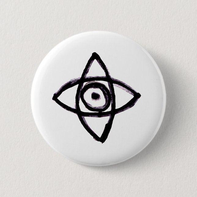 The Observer 2 Inch Round Button (Front)