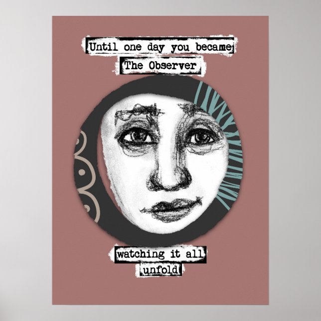 The Observer Poster Wall Art (Front)