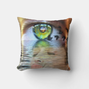 The Observer Throw Pillow