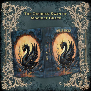 The Obsidian Swan of Moonlit Grace. Binder