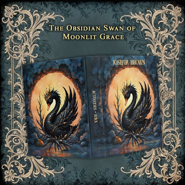 The Obsidian Swan of Moonlit Grace.  Binder (Creator Uploaded)