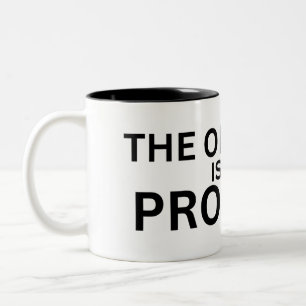 The Obstacle Is The Product Accent  Two-Tone Coffee Mug