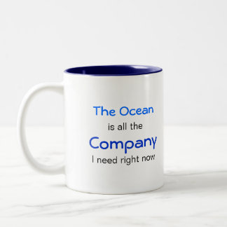 The Ocean is Company Two-Tone Coffee Mug