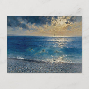 The Ocean Keeps Secrets – A Compelling Seascape Holiday Postcard